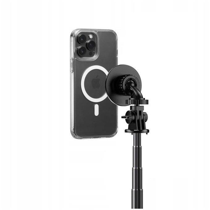 Selfie stick ze statywem L06S MagSafe, czarna, Tech-Protect