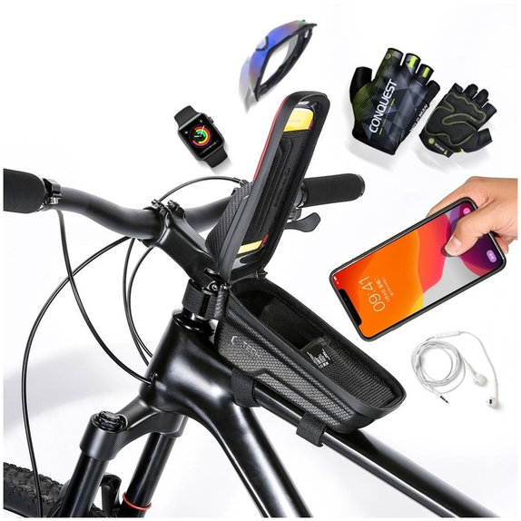 Uchwyt rowerowy V2 Universal Bike Mount "M", czarna, Tech-Protect