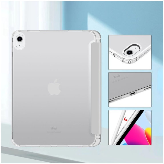 Etui Sc Pen Hybrid do iPad 10.9" 10 / 2022 / 11" 11 / 2025, szara, Tech-Protect