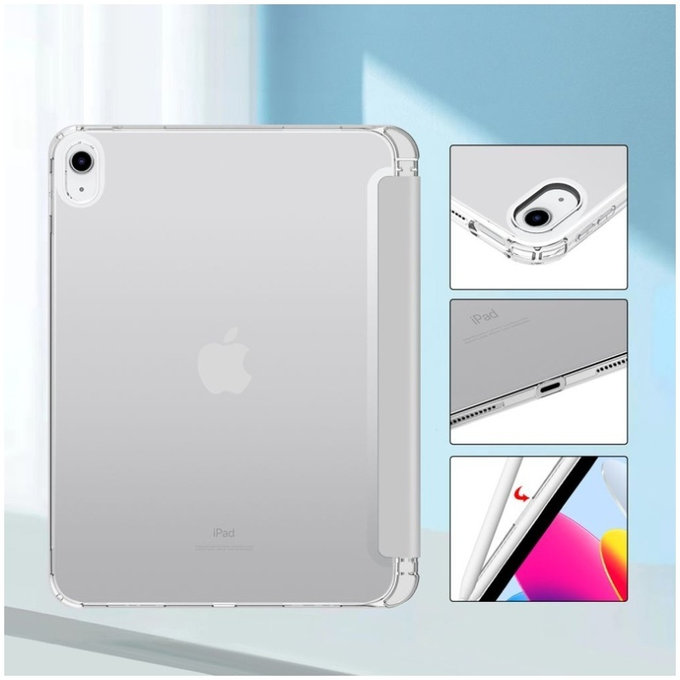 Etui Sc Pen Hybrid do iPad 10.9" 10 / 2022 / 11" 11 / 2025, szara, Tech-Protect