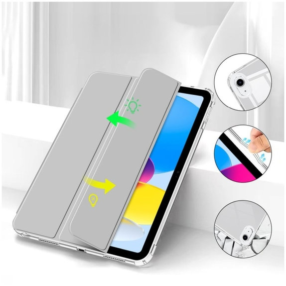 Etui Sc Pen Hybrid do iPad 10.9" 10 / 2022 / 11" 11 / 2025, szara, Tech-Protect