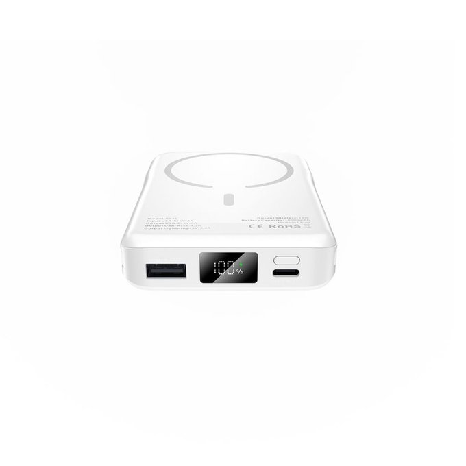 Powerbank PB31 Lifemag MagSafe 10000mAh, biała, Tech-Protect