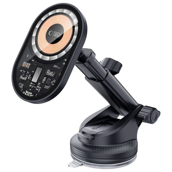 Uchwyt samochodowy MM15W-V6 Magnetic MagSafe Dashboard & Vent 15W, Black/Interior, Tech-Protect