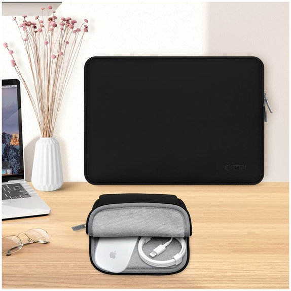 Etui na laptop Neoslim 13-14, czarna, Tech-Protect