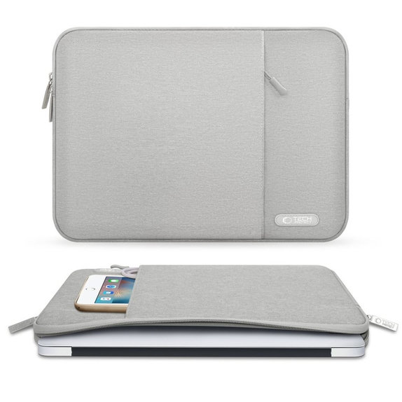Etui na laptop Sleevy 13-14, Crayon Grey, Tech-Protect