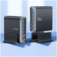 Ładowarka sieciowa DC80W-GAN 6-PORT PD 80W / QC3.0, czarna, Tech-Protect