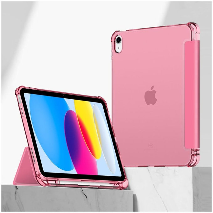 Etui Sc Pen Hybrid do iPad 10.9" 10 / 2022 / 11" 11 / 2025, Crystal Magenta, Tech-Protect