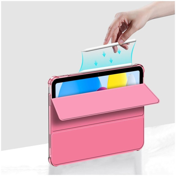 Etui Sc Pen Hybrid do iPad 10.9" 10 / 2022 / 11" 11 / 2025, Crystal Magenta, Tech-Protect