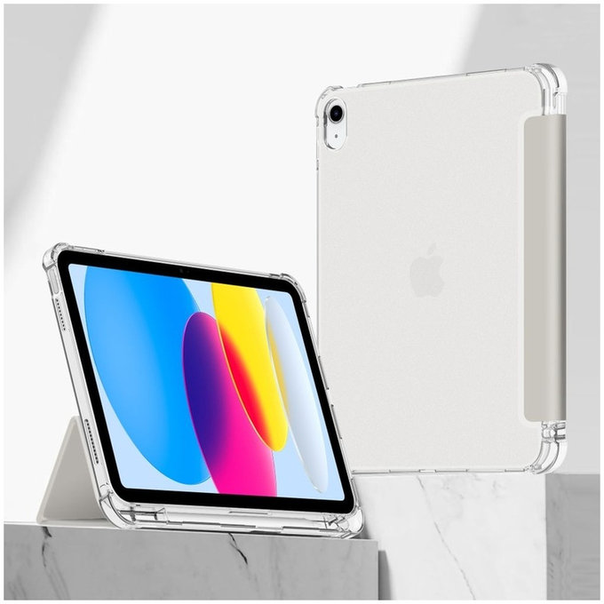 Etui Sc Pen Hybrid do iPad 10.9" 10 / 2022 / 11" 11 / 2025, Crystal Silver, Tech-Protect