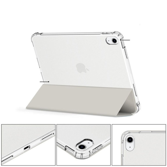 Etui Sc Pen Hybrid do iPad 10.9" 10 / 2022 / 11" 11 / 2025, Crystal Silver, Tech-Protect
