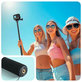 Selfie stick ze statywem GA100 do GoPro / DJI / INSTA360, czarna, Tech-Protect