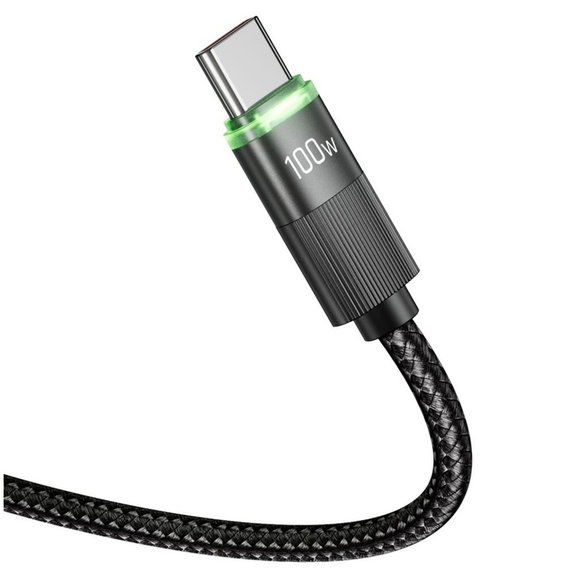 Kabel UB20T Ultraboost USB-C Cable PD 100W / 5A 180CM, czarna, Tech-Protect