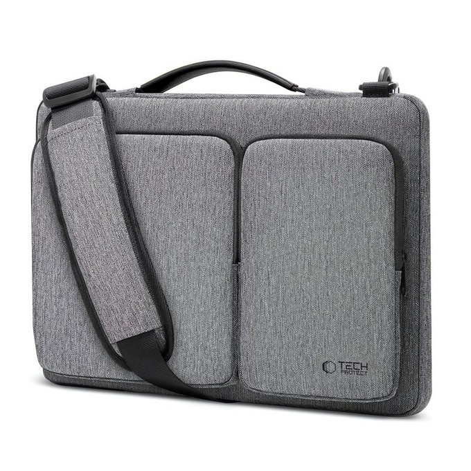 Etui na laptop Defender Bag 13-14, Crayon Grey, Tech-Protect