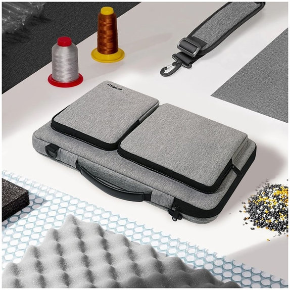 Etui na laptop Defender Bag 13-14, Crayon Grey, Tech-Protect