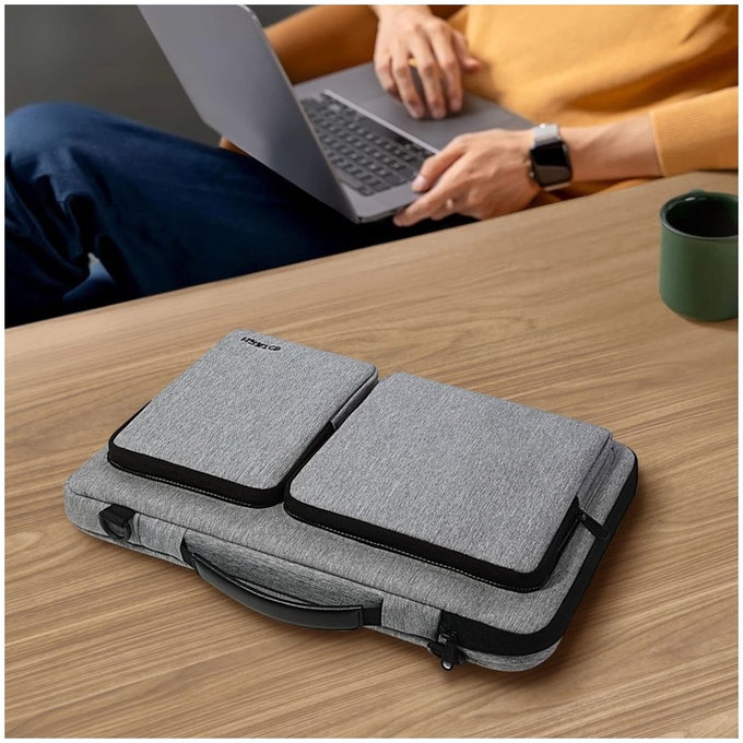Etui na laptop Defender Bag 13-14, Crayon Grey, Tech-Protect