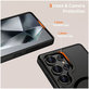 Etui MagMat MagSafe do Galaxy S25 Ultra, Matte Black, Tech-Protect