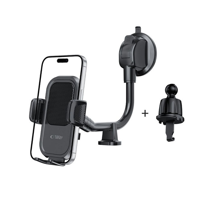 Uchwyt samochodowy V8 Universal Long Arm Dashboard & Windshield, czarna, Tech-Protect