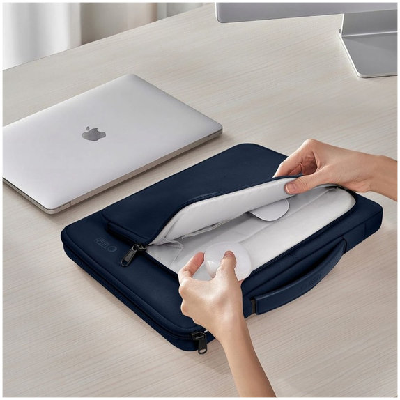 Etui na laptop Basic Bag 15-16, Navy Blue, Tech-Protect