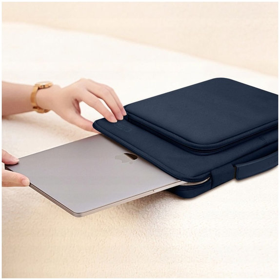 Etui na laptop Basic Bag 15-16, Navy Blue, Tech-Protect
