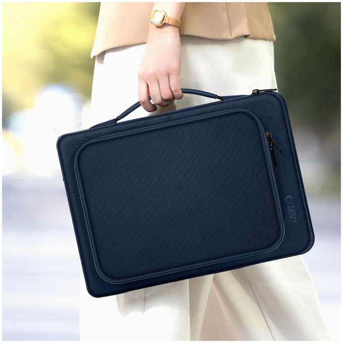 Etui na laptop Basic Bag 15-16, Navy Blue, Tech-Protect