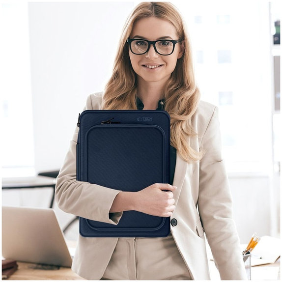 Etui na laptop Basic Bag 15-16, Navy Blue, Tech-Protect