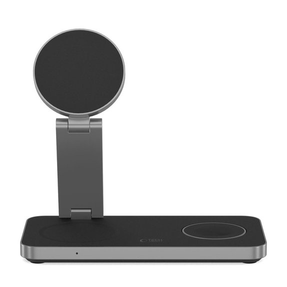 Ładowarka bezprzewodowa QI15W-A47 3IN1 Magnetic MagSafe, czarna, Tech-Protect