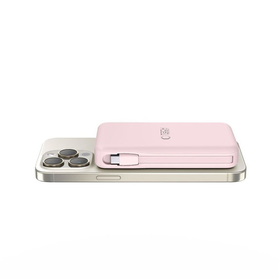 Powerbank PB31 Lifemag MagSafe 10000mAh, różowa, Tech-Protect