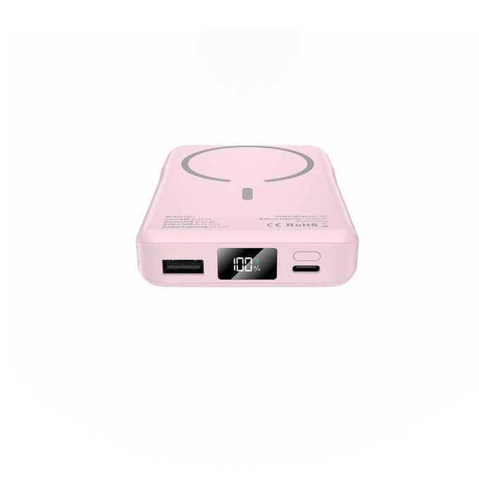 Powerbank PB31 Lifemag MagSafe 10000mAh, różowa, Tech-Protect