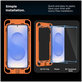 Szkło hartowane Quick Set+ 2-PACK do Samsung S24 / S25, przezroczysta, Tech-Protect