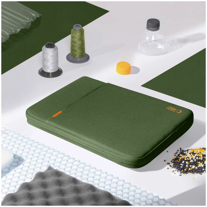 Etui na laptop Defender 15-16, Army Green, Tech-Protect