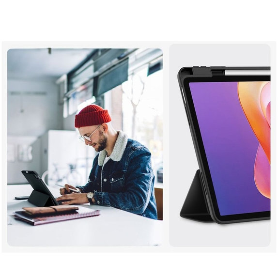 Etui Sc Pen do Xiaomi Redmi Pad 2 11.0, czarna, Tech-Protect