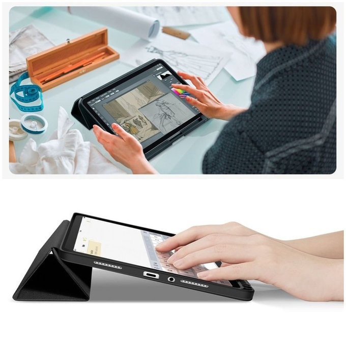 Etui Sc Pen do Xiaomi Redmi Pad 2 11.0, czarna, Tech-Protect