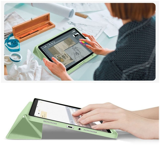 Etui Sc Pen do Xiaomi Redmi Pad 2 11.0 Matcha Green, Tech-Protect