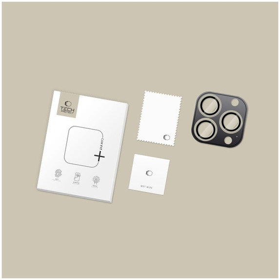 Osłona aparatu Camring Fit+ do iPhone 14 Pro / Max / 15 Pro / Max / 16 Pro / Max / 17 Pro / Max, przezroczysta, Tech-Protect
