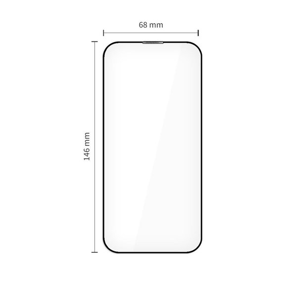 Szkło hartowane Quick Set+ 2-PACK do iPhone 17, czarna, Tech-Protect