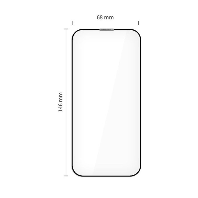 Szkło hartowane Quick Set+ 2-PACK do iPhone 17, czarna, Tech-Protect