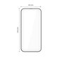 Szkło hartowane Quick Set+ 2-PACK do iPhone 17, czarna, Tech-Protect