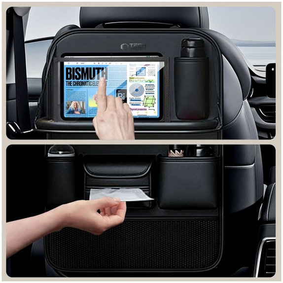Organizer na tylne siedzenie UCA100, czarny, Tech-Protect