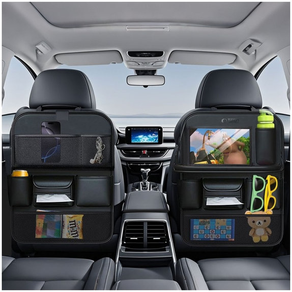 Organizer na tylne siedzenie UCA100, czarny, Tech-Protect