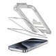 Szkło hartowane Quick Set+ 2-PACK do iPhone 15 Pro, czarna, Tech-Protect
