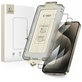 Szkło hartowane Quick Set+ 2-PACK do iPhone 15 Pro, czarna, Tech-Protect