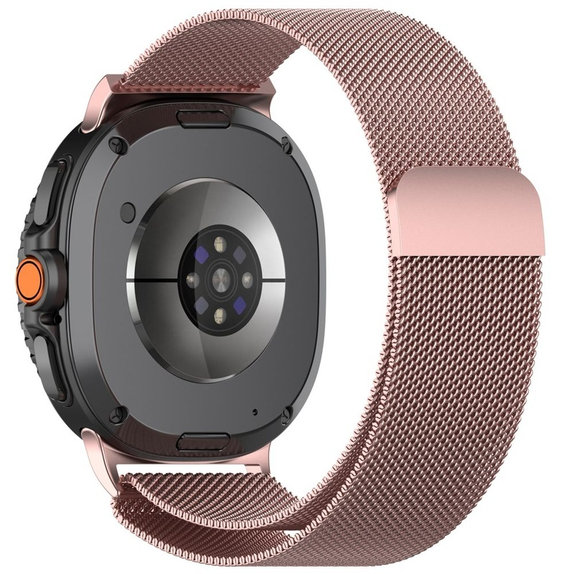 Pasek Milaneseband do Samsung Watch 8 / 9 / Classic (40 / 44 / 46 mm), Rose Gold, Tech-Protect