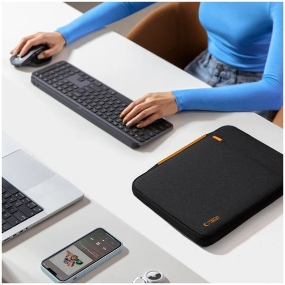 Etui na laptop Defender Rs 15-16, czarna, Tech-Protect