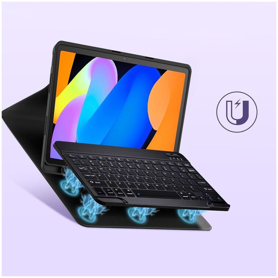 Etui Sc Pen + Keyboard do Lenovo Idea Tab / K11 Gen 2 11.0 TB-336, czarna, Tech-Protect