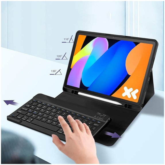 Etui Sc Pen + Keyboard do Lenovo Idea Tab / K11 Gen 2 11.0 TB-336, czarna, Tech-Protect