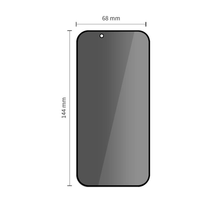 Szkło hartowane Privacy Quick Set Spy+ 2-PACK do iPhone 13 / 13 Pro / 14 / 16E / 17E, privacy, Tech-Protect