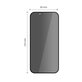 Szkło hartowane Privacy Quick Set Spy+ 2-PACK do iPhone 13 / 13 Pro / 14 / 16E / 17E, privacy, Tech-Protect