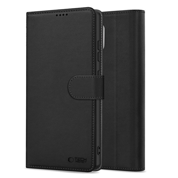 Etui Wallet do Samsung S25 FE, czarna, Tech-Protect
