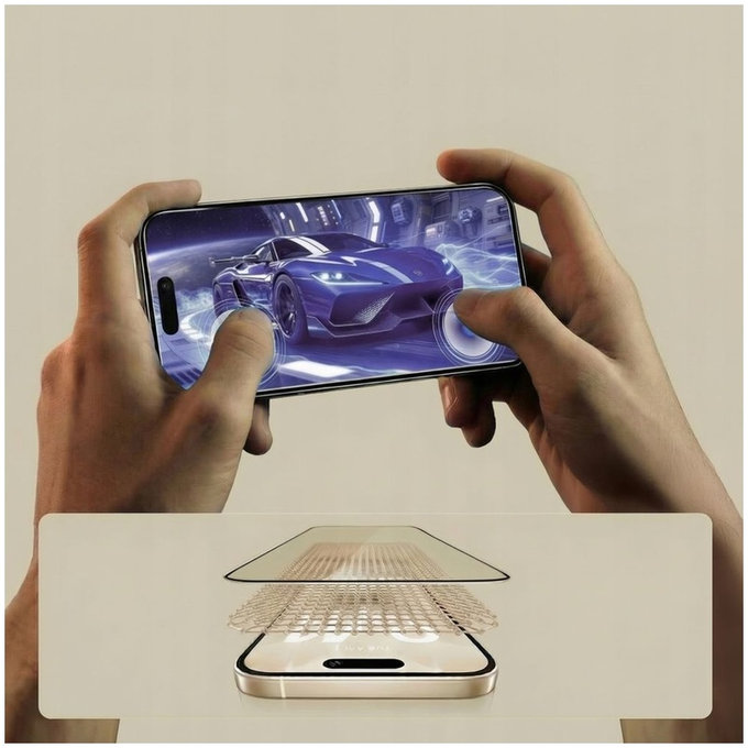 Szkło hartowane Glass Fit+ 2-PACK do Motorola Edge 50 Neo / 60 Neo, czarna, Tech-Protect