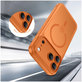Etui MagPeak MagSafe CC do iPhone 17 Pro, Matte Cosmic Orange, Tech-Protect